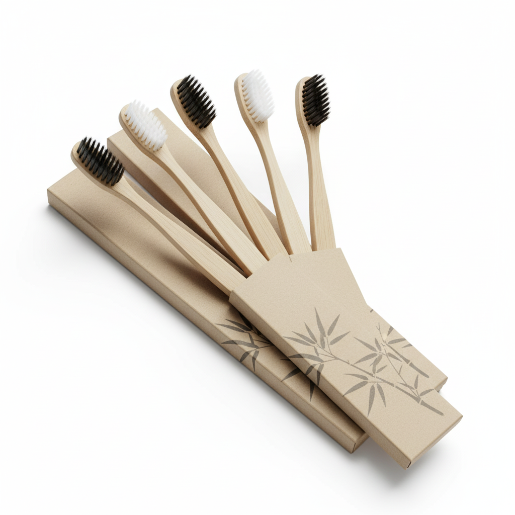 Lot 8 Brosse à dents bambou