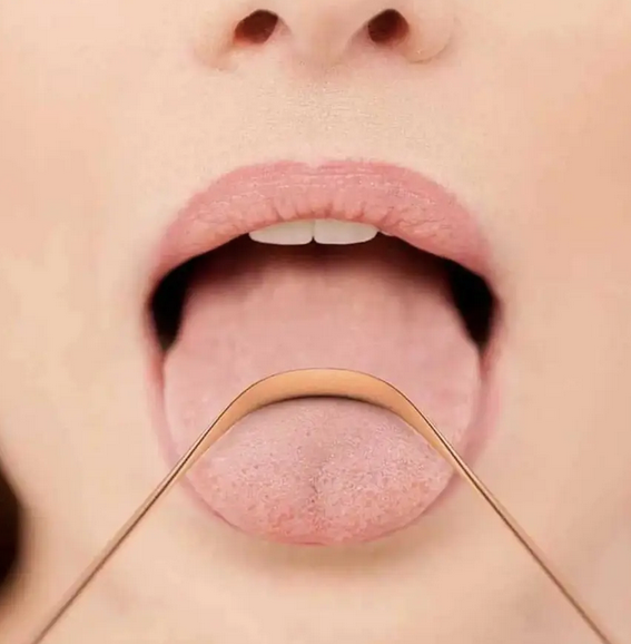 Gratte langue cuivre